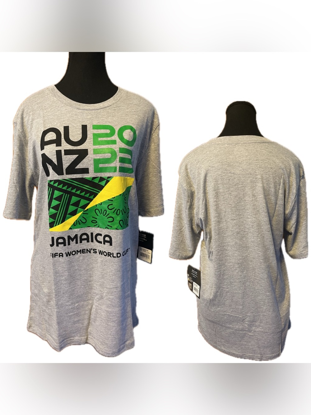 NWT FIFA 2023 Jamaica Reggae Girlz Women’s World Cup Soccer Futbol T-Shirt XL